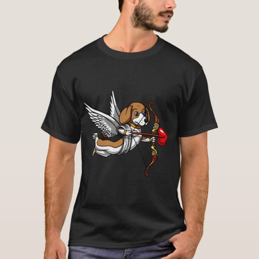 Schattige Beagle Hond T-shirt (Voorkant)