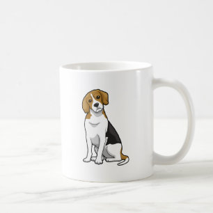 Schattige beagle koffiemok