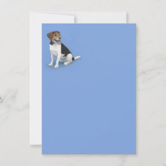 Schattige Beagle Mix Note Card Notitiekaartje