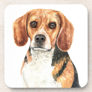 Schattige Beagle Moeder Hond Liefhebber Puppy Vade Bier Onderzetter