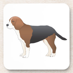 Schattige Beagle Moeder Hond Liefhebber Puppy Vade Bier Onderzetter