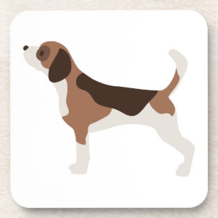 Schattige Beagle Moeder Hond Liefhebber Puppy Vade Bier Onderzetter