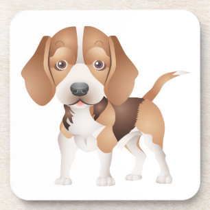 Schattige Beagle Moeder Hond Liefhebber Puppy Vade Bier Onderzetter