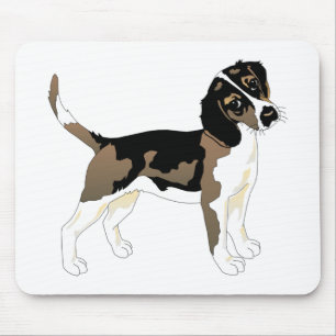 Schattige Beagle Puppy Hond Moeder Beagles Liefheb Muismat