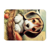 Schattige Beagle Puppy Magneet (Horizontaal)