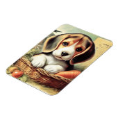 Schattige Beagle Puppy Magneet (Linkerzijde)