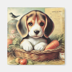 Schattige Beagle Puppy Magneet