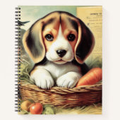  Schattige Beagle Puppy Notitieboek (Voorkant)