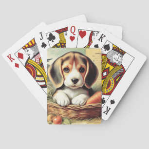 Schattige Beagle Puppy Pokerkaarten