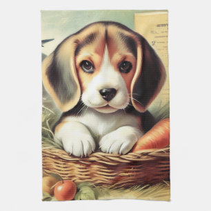  Schattige Beagle Puppy Theedoek