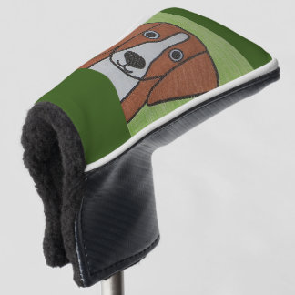 Schattige Beagle Putter Hoesje Golfheadcover