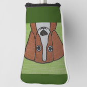 Schattige Beagle Putter Hoesje Golfheadcover (Draai 90)