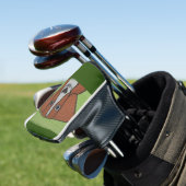 Schattige Beagle Putter Hoesje Golfheadcover (Insitu)