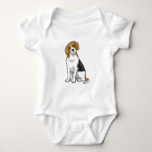 Schattige beagle romper (Voorkant)