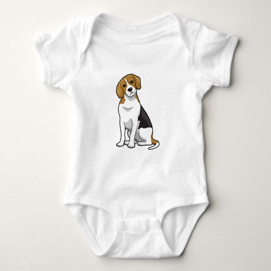 Schattige beagle romper (Voorkant)