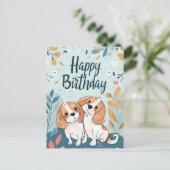 Schattige Beagle Verjaardag Briefkaart (Staand voorkant)
