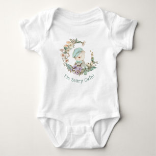 Schattige "BEARY CUTE"-illustratie - Floral Wreate Romper