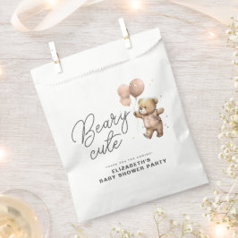 Schattige Beary Sweet Baby shower Party Dank u Bedankzakje