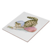 Schattige Beatrix Potter Miss Moppet Muis Tegeltje (Zijkant)