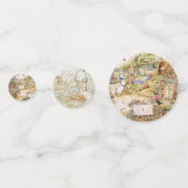 Schattige Beatrix Potter Peter en Vrienden Confetti (Achterkanten)