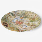 Schattige Beatrix Potter Peter en Vrienden Papieren Bordje (Gekanteld)