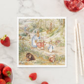Schattige Beatrix Potter Peter en Vrienden Servet (Insitu)