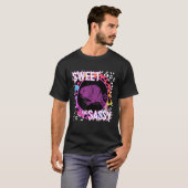 Schattige Beaver 90s Nostalgia Rainbow Leopard Pri T-shirt (Voorkant volledig)