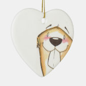 schattige beaver-sierplant keramisch ornament (Rechts)