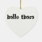 schattige beaver-sierplant keramisch ornament (Achterkant)