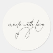 Schattige Bedankt Sticker voor bestellingen – Past (Voorkant)