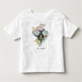 Schattige Bee en Rainbow Wash T-shirt