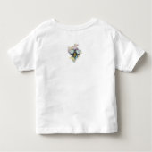 Schattige Bee en Rainbow Wash T-shirt (Achterkant)