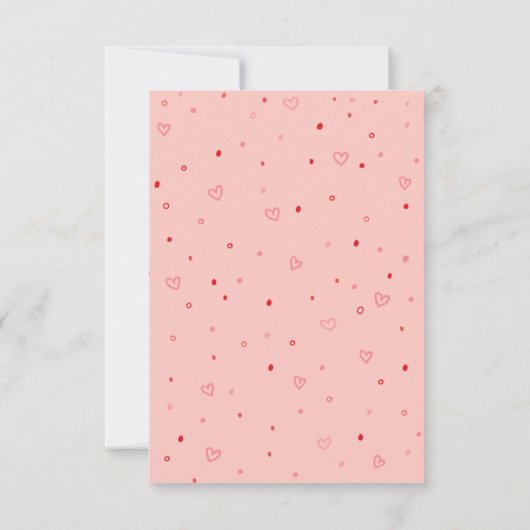 Schattige Bee Kinder Klaslokaal Valentijn Note Kaa Kaart (Achterkant)