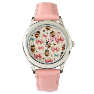 Schattige Bee Kinderhorloge Horloge