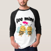 Schattige "Bee mine" ontwerp T-shirt (Voorkant)