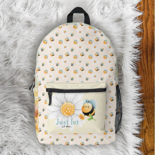 Schattige Bee Pattern Kinder rugzak
