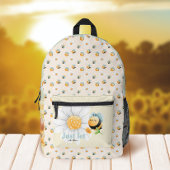 Schattige Bee Pattern Kinder rugzak