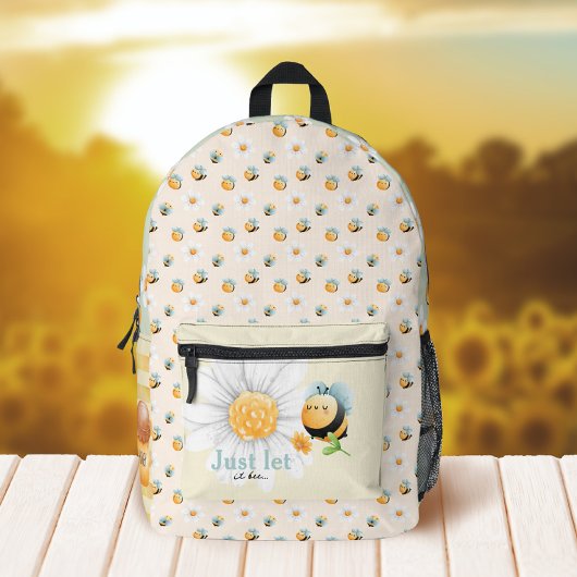 Schattige Bee Pattern Kinder rugzak