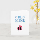Schattige Bee Pun Funny Valentijn Kaarten (Gele Bloem)