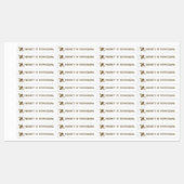 Schattige Bee STATE of COUNTRY Honey Deksel Veilig Labels (Vel)