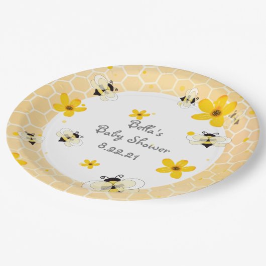 Schattige Bee Theme Party Paper Bord (Gekanteld)