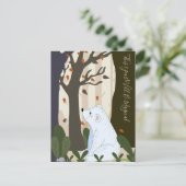 Schattige Beer 2025 Kalender Briefkaart (Staand voorkant)