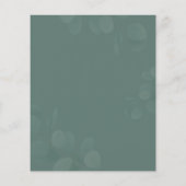 Schattige Beer Baby shower Dank u (Achterkant)