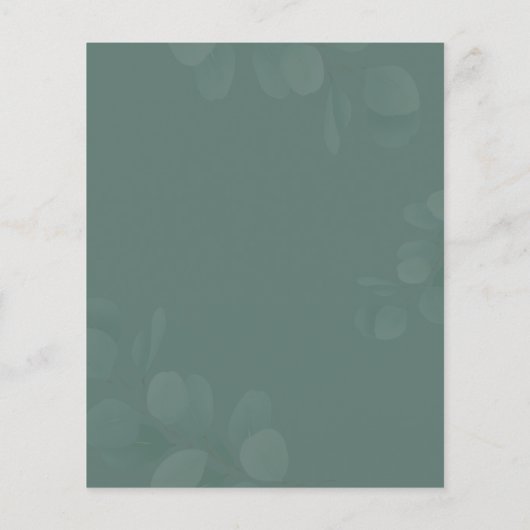 Schattige Beer Baby shower Dank u (Achterkant)