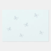 Schattige Beer Baby shower Gepersonaliseerd inpakp Inpakpapier Vel (Voorkant 3)