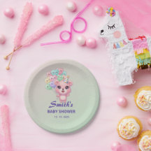 "Schattige Beer Baby shower met aangepaste datum