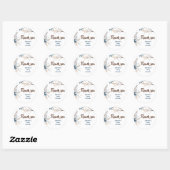 Schattige beer baby shower sticker (Vel)