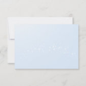 Schattige Beer bericht Baby shower Bedankkaart (Achterkant)