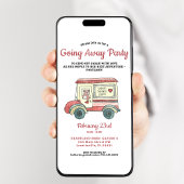 Schattige Beer Bewegende Vrachtwagen die weg Parti Kaart