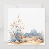 Schattige Beer Boy My 1st Rodeo Wild West Birthday Kaart (Achterkant)